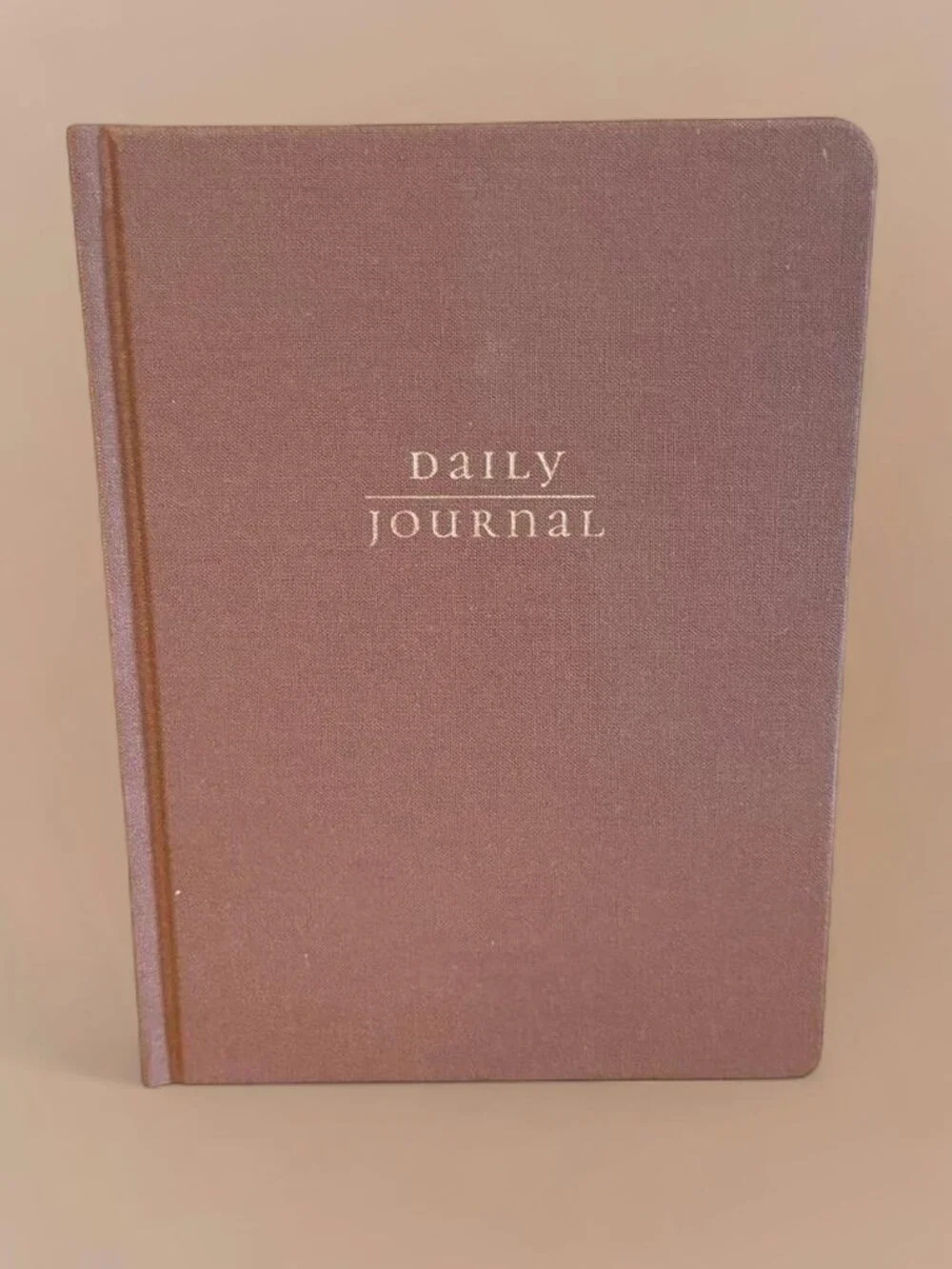 Brown Linen Daily Journal